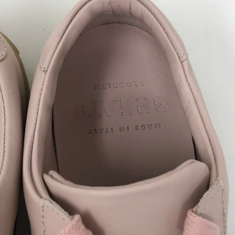 GREATS Brooklyn Royale‎ Blush Gum Fashion Sneaker Pink Trainer Womens Size 10